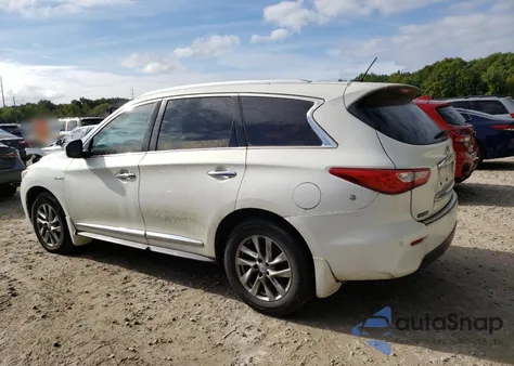 2014 Infiniti Qx60 Hybrid из США, поврежденный, VIN 5N1CL0MM7EC514186